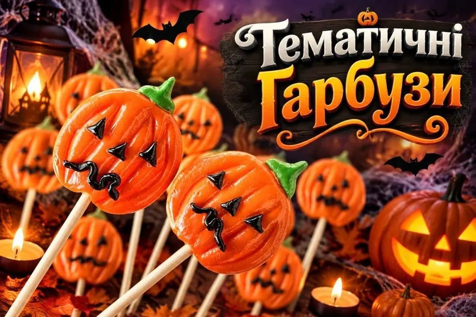 Тематичні гарбузи до Хелловіну